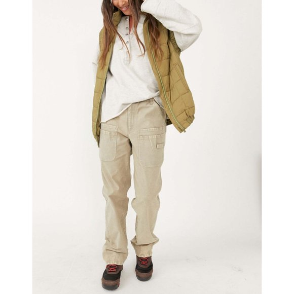 🎉LAST CHANCE🎉 NWT FP Movement Voyage Pants / Desert Taupe - Picture 2 of 7